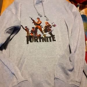 *BRAND NEW* Grey fortnite hoody sweatshirt